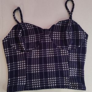 Timing size small cropped Cami blue